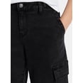 thumbnail image 4 of Madden NYC Women’s Side Tab Jorts, Sizes 00-18, 4 of 5