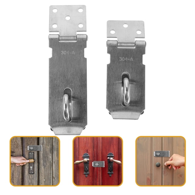 OULII 2 Pcs Verrou Robuste pour Usage Intérieur Résistant à la Corrosion Fermoir en Métal Durable 5.5x1.6in