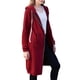 thumbnail image 2 of Sudaderas con Capucha para Mujer, Estilo Oversize, con Cremallera, Ideales para Otoño e Invierno. Chaquetas Largas con Capucha y Bolsillos. Rojo Vino L, 2 of 8