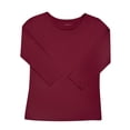 thumbnail image 2 of Blusa Ilusión 4423 rojo M Manga 3/4 Doble tela Escote redondo, 2 of 5