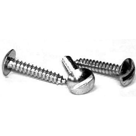 

#14 x 3/4 Type A Self-Tapping Screws / Slotted / Truss Head / Steel / Zinc - 3000 Piece Carton