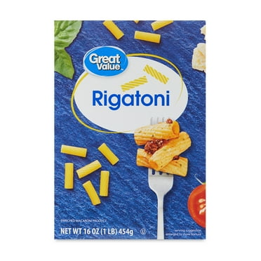 (6 pack) Great Value Rigatoni Pasta, 16 oz