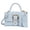 Light Blue, variant on Stylago Mini Satchel Purses with Pouch Womens Fashion Leather Crossbody Shoulder Bags Ladies Shopping Phone Tote Bag Black