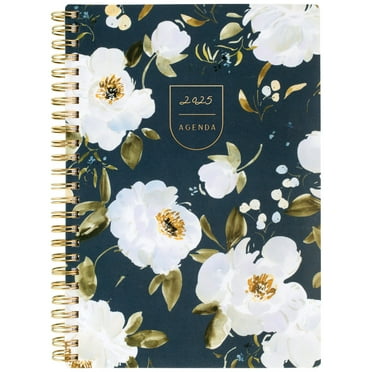 Leah Bisch for Cambridge 2025 Weekly Monthly Planner Floral Small 5 12 x 8 12 -