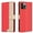 Red, variant on Leather Wallet Phone Case For iPhone 14 Pro Max 14Plus 14Pro Phone Case Wallet Case with Quality Leather Phone Cover With Card Holder Zipper