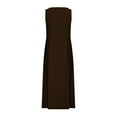 thumbnail image 4 of Summer Dress for Women Solid Sleeveless Loose Casual Flowy Long Dresses with Pockets, 4 of 5