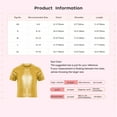thumbnail image 7 of Sholeno Kid Boys Girls Jazz Hip Hop Modern Dancewear Festival Party Dance Tops Sparkly T Shirt Tees Gold 14-15, 7 of 7
