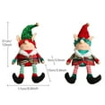 thumbnail image 4 of Bewildely Muñeca bonita de Navidad, decoración de mesa, juguetes, recuerdo de fiesta, adorno para ventana de casa, mesita de noche, dormitorio, oficina, Kits de decoración para fiestas Verde Bewildely HA069084-01, 4 of 6