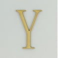 thumbnail image 1 of 1 Pc, 8 Inch X 1/8 Inch Thick Fangsong Font Wood Letters Y For Direction Use Or Decor, 1 of 3