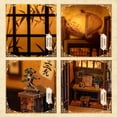 thumbnail image 5 of Book Nook Kit,Japanese DIY Miniature House Kit,Wooden Mini Doll House Kits Tiny Model Houses 3D Puzzles Craft Bookshelf Diorama Decor Gifts for Adults to Build, for Family Friends, 5 of 7