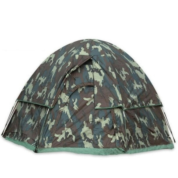 Woodland Camo 3-Man Hexagon Dome Tent - Walmart.com