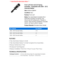 thumbnail image 2 of Front Left Strut and Coil Spring Assembly - Compatible with 2004 - 2012 Chevy Malibu 2005 2006 2007 2008 2009 2010 2011, 2 of 2