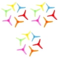 thumbnail image 1 of 18pcs Plastic Colorful 3 Vanes RC Airplane Prop Propeller Airplane Propeller Plastic Leaf Propeller Airplane Propeller Trefoil Paddle, 1 of 9