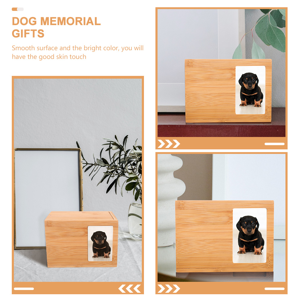 MLINS  Dogs Medium Pet Urns for Ashes Remembrance Cat Memorial Box