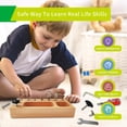 thumbnail image 3 of Tablero destornillador Montessori Toys TenFans para niños de 3 a 5 años, 3 of 7
