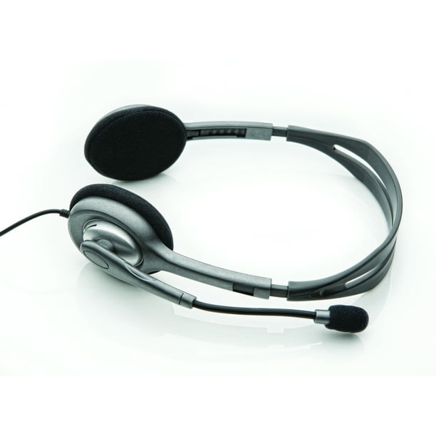 Afskedige Ulv i fåretøj Forretningsmand Logitech H110 Stereo Headset - Black,Grey - Walmart.com