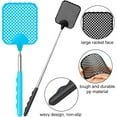 Elbourn Telescopic Plastic Fly Swatter Heavy Duty Set, Retractable