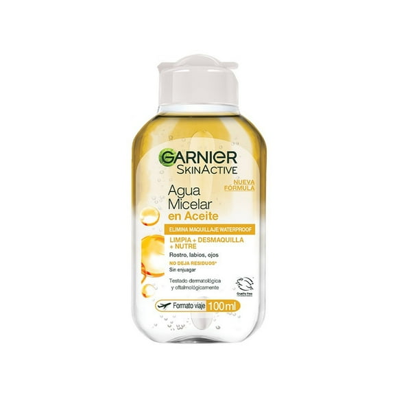 Agua micelar Garnier skin active en aceite 100 ml