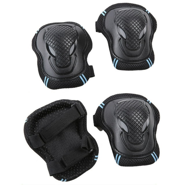 Protectores de muñeca, 6 piezas/juego Equipo de protección para patinetas Equipo de protección para patinetas Rodilleras Coderas Acabado de lujo