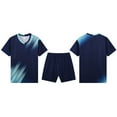 thumbnail image 4 of Hienoo Boys Football Tracksuit Quick Dry Short Sleeve Tshirt and Shorts Outfits, 4 of 7