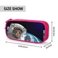 thumbnail image 4 of Goofa Cat Astronaut Pattern Big Capacity Pencil Pen Case Office College Large Storage High Capacity Bag Pouch Holder Box Organizer, 4 of 9