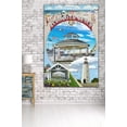 thumbnail image 2 of Rehoboth Beach, Delaware, Pavillion Montage (36x54 Giclee Gallery Art Print, Vivid Textured Wall Decor), 2 of 3