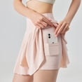 thumbnail image 7 of Riforla Women's Sun Skort Ice Cool Blocking Two in One Chafing Tennis Skirt for Sports & Fitness Skirts for Women Light Pink S, 7 of 7