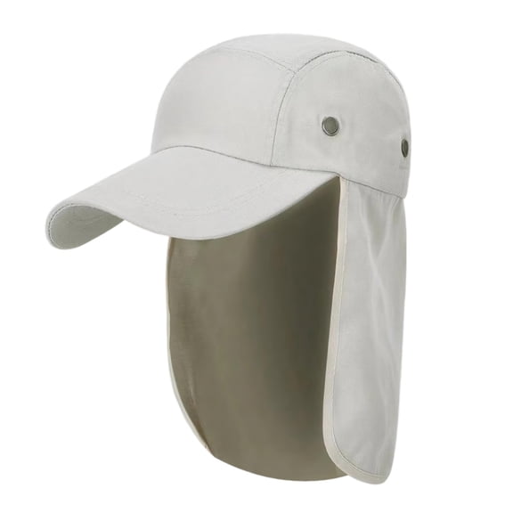 Unisex Flap Neck‑Cover Sun Hat Detachable Neck Shield Baseball Cap UV Protection Outdoor Fishing Hiking Camping Travel Summer Head‑Accessory