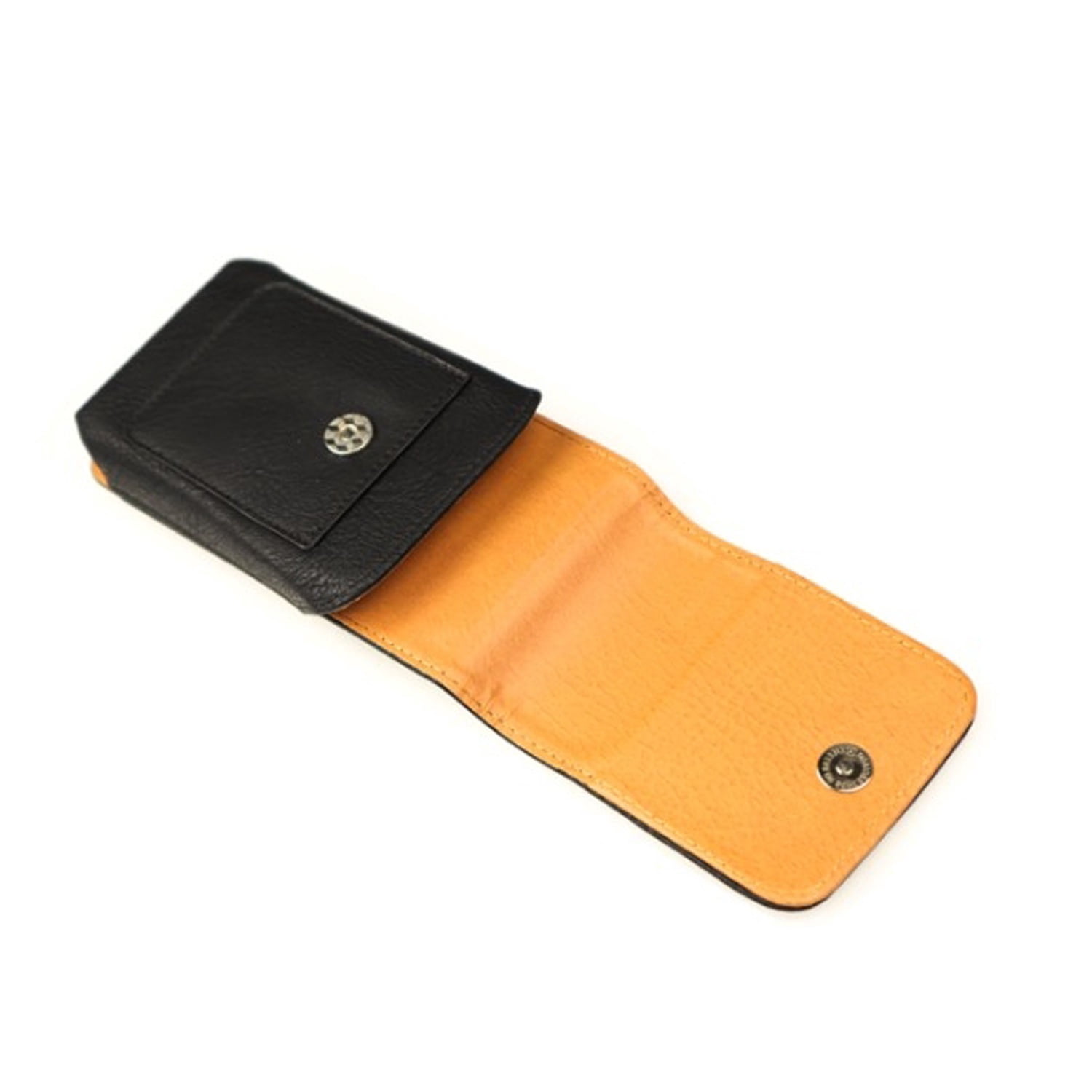 Durable EVO 6" Vertical Leather Pouch - Black