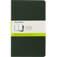 thumbnail image 2 of (6 pack) Moleskine Cahier Journals (Set of 3), Large (5" x 8.25"), Plain, Myrtle Green, 2 of 6
