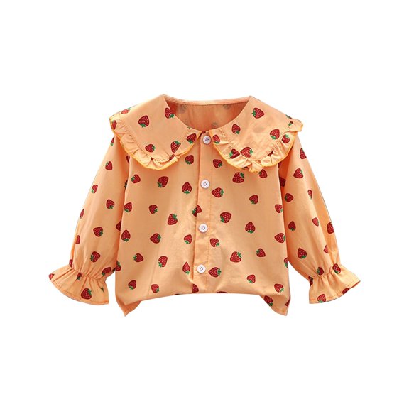 HIPYLO Button Down Shirts Soccer Shirt T-shirts Girls Size 6 Clothes for Teens Girls Clothes Size 7 Juniors Tops, 4-5 Years