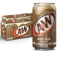 thumbnail image 3 of (2 pack) A&W Root Beer Soda Pop, 12 fl oz, 12 Pack Cans, 3 of 11