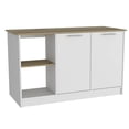 thumbnail image 2 of Light Oak Kitchen Island with Generous Work Surface / Use for Years, 2 of 3