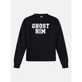 thumbnail image 5 of Halloween and Fall Women's French Terry Knit Lounge Sleep Top with Long Sleeves, Sizes XS-3X, 5 of 5