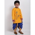 thumbnail image 4 of AHHAAAA Boy's Ethnic Festive Cotton Kurta and Dhoti Pant Set, 4 of 9