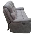 thumbnail image 5 of Coaster Wyatt Upholstered Motion Sofa with Drop Down Table and Drawer Grey-Color:Grey,Finish:Other Color,Style:Traditional, 5 of 7