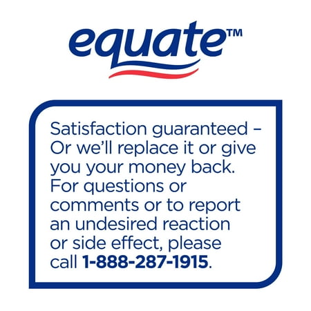 Equate Coated Nicotine Polacrilex Gum 4 mg (nicotine), Fruit Flavor, 100 Count