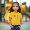 thumbnail image 2 of XEGLSBU Shirts for Girls Trendy Cute Summer Short Sleeve Top for Big SisterCute Sailor Collar Shirt Shirt 1 13 Years Old Yellow Size 4-5 Years, 2 of 7