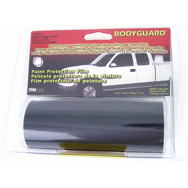 Trimbrite Film Protecteur T9021 Body Guard; Universel; Noir Texturé; Largeur 5-7/8 Pouces x Rouleau de 12 Pieds