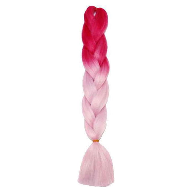 spellwife Gradient Color Women Braid Hair Large Braiding Hair Wigs High Temperature Fiber Synthetic Hair Extensions