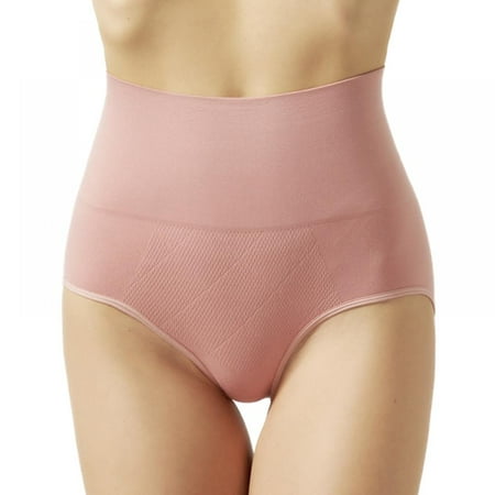 

Xmarks Women s High Waisted Panty Moisture-Wicking Cotton Hipster Underwear Seamless Solid Breifs Pink 4XL