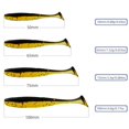 thumbnail image 3 of MEREDITH Cebos de pesca de 50mm, 65mm, 75mm, 100mm , señuelos blandos, de silicona artificial, doble color, para pescar carpas señuelos de pesca jigs de pesca de mar señuelos de pesca mar, 3 of 4