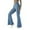 Light Blue, variant on High Waisted Slim Fit Jeans for Women Flattering Wide Leg Denim Trousers Fashionable Flare Jeans for Women Casual Straight Leg Pants Blue Jeans