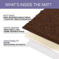 thumbnail image 3 of Soak Stopper Absorbent Indoor Chenille Doormat  Muddy Dog Washable Rug  Quick Dry Soft Microfiber  Durable Rubber Backing  Absorbs Water and Moisture  Door Mat for Entry, 3 of 7