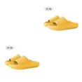 thumbnail image 2 of Minnieouse Moda hombres mujeres zapatos de casa suela gruesa EVA sandalias deslizantes para interiores Casual playa Unisex plataforma baño amarillo 38-39 2Conjunto, 2 of 6