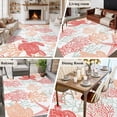 thumbnail image 5 of 6'x9' Area Rugs, Red Orange Coastal Indoor Outdoor Area Rug for Living Room Bedroom, Sea Turtle Nautical Coral Summer Beach Washable Bathroom Rugs Kitchen Floor Carpet Mats Home Decor Aesthetic, 5 of 8