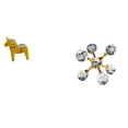 thumbnail image 1 of Adorno coleccionable de escultura de animal Dalecarlian, estatua moderna, figura decorativa para estantería, escritorio, oficina, estante E, 1 of 8