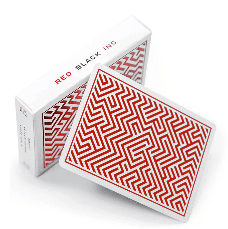 BLRD RED Playing Cards by Red Black Inc