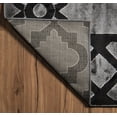 thumbnail image 2 of Linon Home Décor Elegance Area Rug Collection, Gray and Black, 8' x 10', 2 of 6