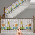 thumbnail image 4 of 1 juego de barrera de escalera para niños, barandilla de seguridad para el hogar, red de seguridad para balcones, valla de balcón, 4 of 8